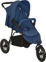 Prolenta Premium – Kinderwagen staal marineblauw – 3 in 1 – Maxi Cosi – Kinderwagens