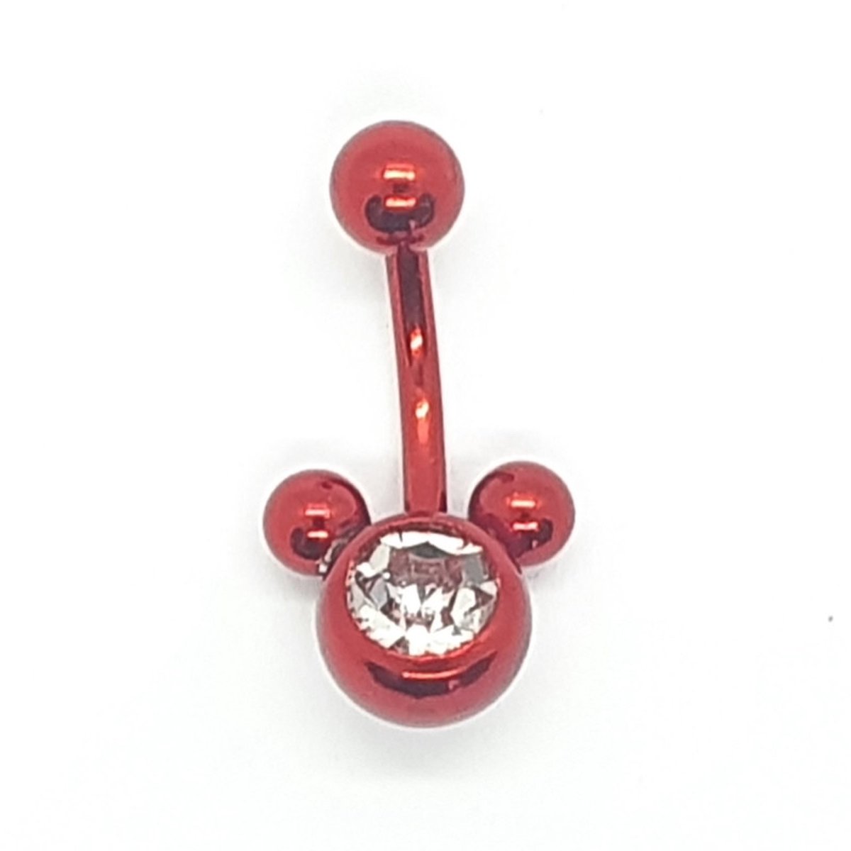 Navel Piercing - Rood
