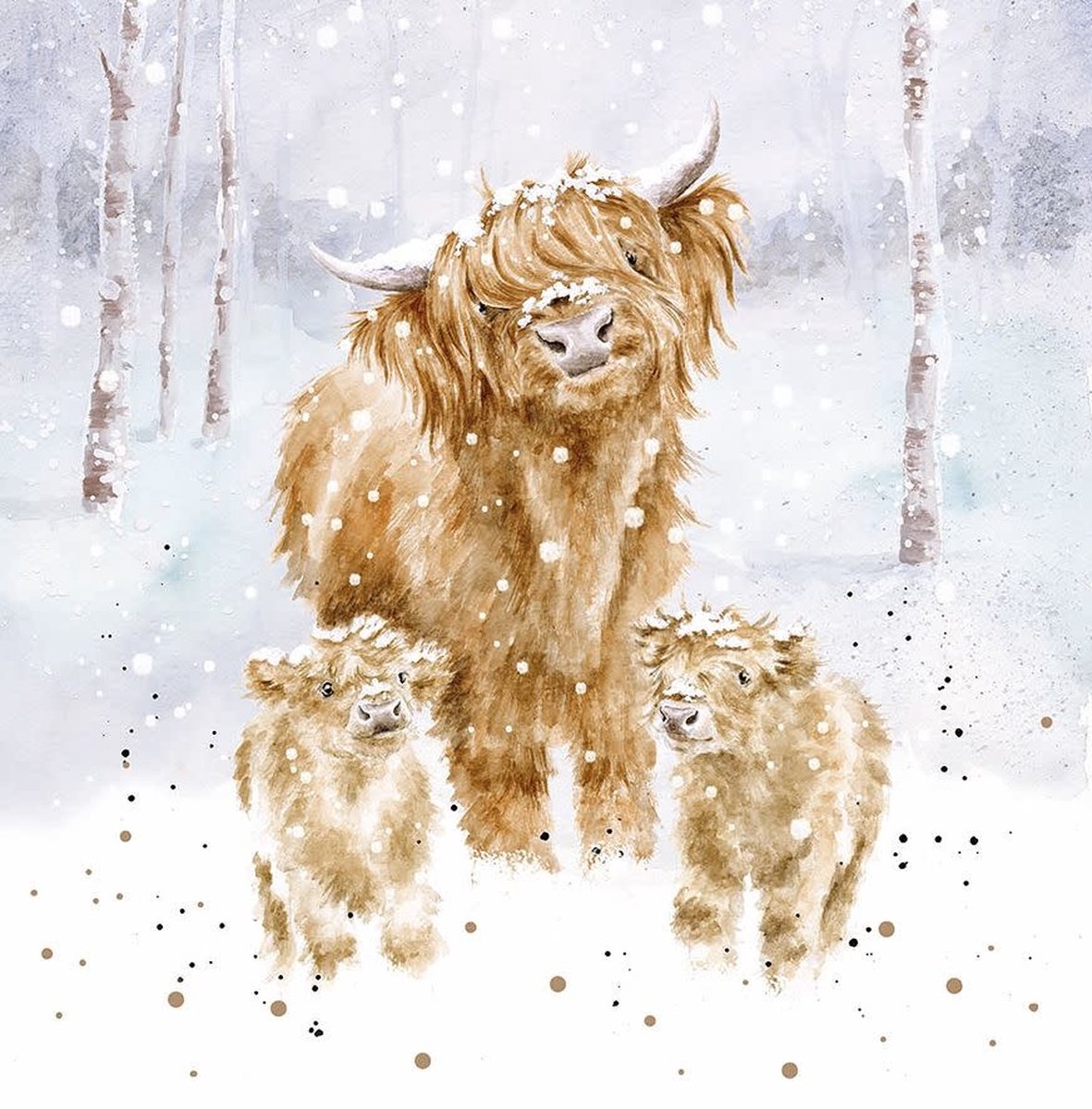 Set Wenskaarten - A Highland Christmas