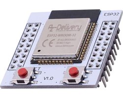 AZDelivery 1 x ESP32 Wlan WiFi-module met gratis adapterplaat voor Raspberry Pi en microcontroller