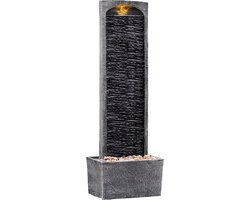 Teamson Home Hoog Tuin Waterornament Met Lichten - Waterfontein - Waterval Ontwerp - 470 l/h