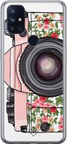 Casimoda® hoesje - Geschikt voor OnePlus Nord N10 5G - Hippie Camera - TPU - Backcover - Roze - Camera