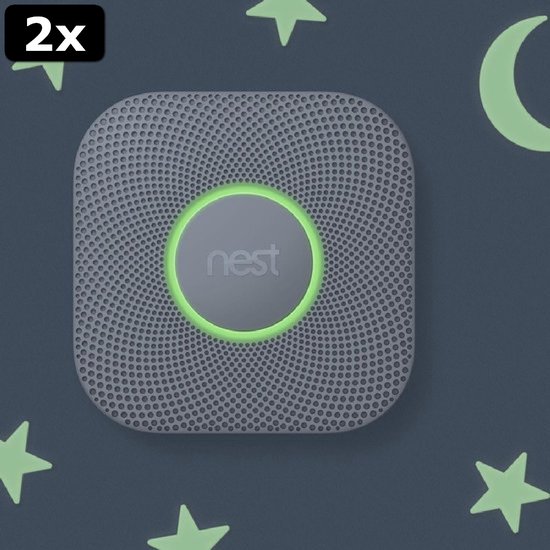 GOOGLE NEST Protect 2e Gen. rook- en koolmonoxidemelder (batterijvoeding) 2-pack
