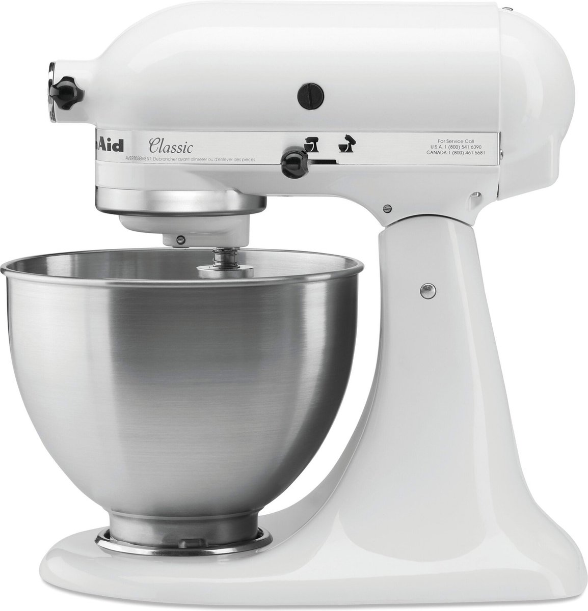 KitchenAid 5K45SSEWH - Horeca & Professioneel thumbnail 5
