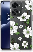 Trendy Telefoonhoesjes OnePlus Nord 2T Smartphone hoesje Dogwood Flowers