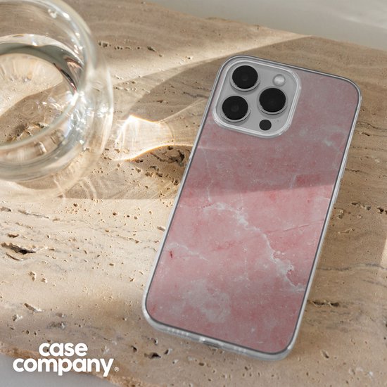 Case Company® - Coque Samsung Galaxy S10 4G - Marbre Rose - Coque Souple pour Téléphone - Protection Tous Côtés et Bord d'Écran