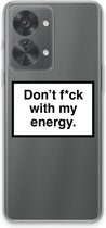 Case Company® - Hoesje geschikt voor OnePlus Nord 2T hoesje - My energy - Soft Cover Telefoonhoesje - Bescherming aan alle Kanten en Schermrand
