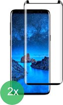 2x Full Cover Screenprotector Geschikt voor: Samsung Galaxy S9 Plus - Screen protector - volledige glas - bescherming - beschermglas - ZT Accessoires