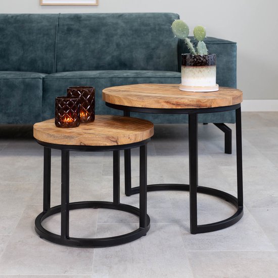 Cassio salontafel - rond - set van 2 - Unlimited Laminate Collection