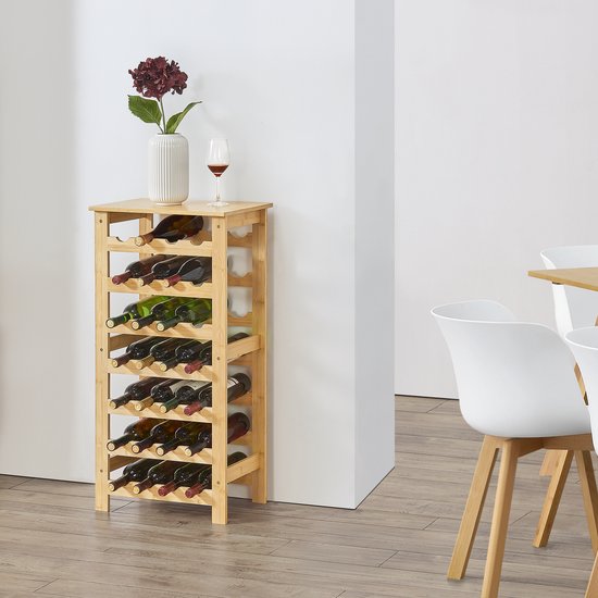 Industrieel Wijnrek Aan De Muur - Wijnfleshouder Met Houten Plank En 3 Glazenhouders Voor Eetkamer Keuken Of Woonkamer