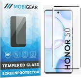 Mobigear Screenprotector geschikt voor HONOR 50 Glazen | Mobigear Premium Screenprotector - Case Friendly - Zwart