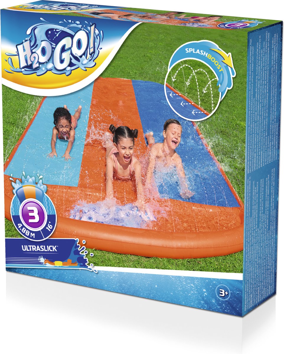 Bestway H2OGO triple waterglijbaan 488 cm — afbeelding 22