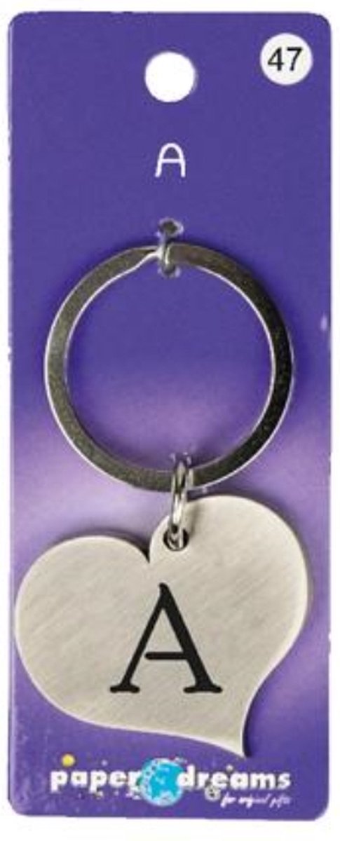 Hart sleutelhanger - A
