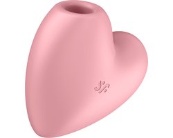 Satisfyer 'Cutie Heart', 8 cm, drukgolven en vibratie, speels design