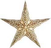 Décoration de Décorations de Noël décoration poinsettias blanc / or 60 cm - Décoration de Noël étoiles / fenêtre étoiles - Lanternes poinsettia
