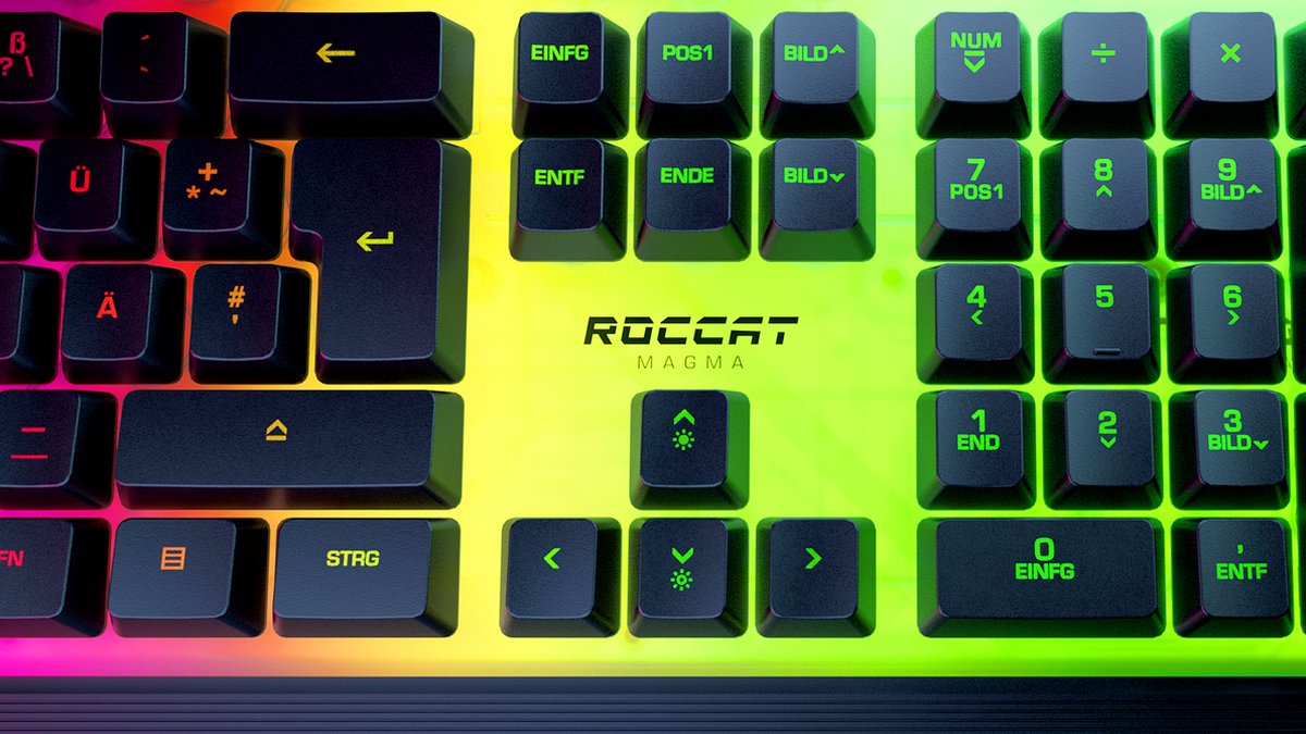 ROCCAT Vulcan 121 AIMO clavier USB QWERTY Anglais britannique Noir