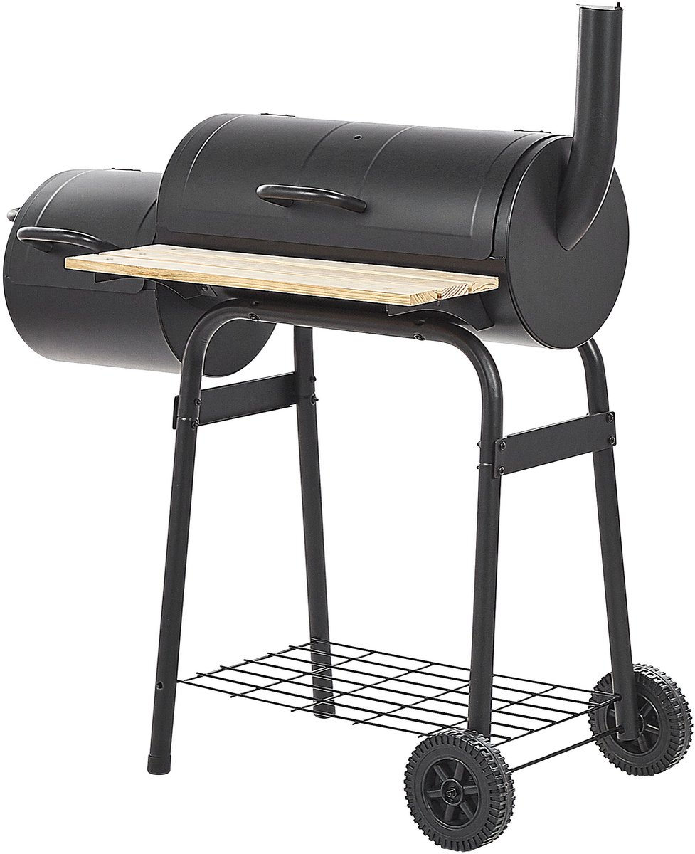Beliani SATAH - Houtskoolgrill - zwart - Staal