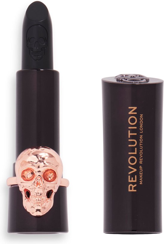 Makeup Revolution Midnight Kiss Skull Lipstick