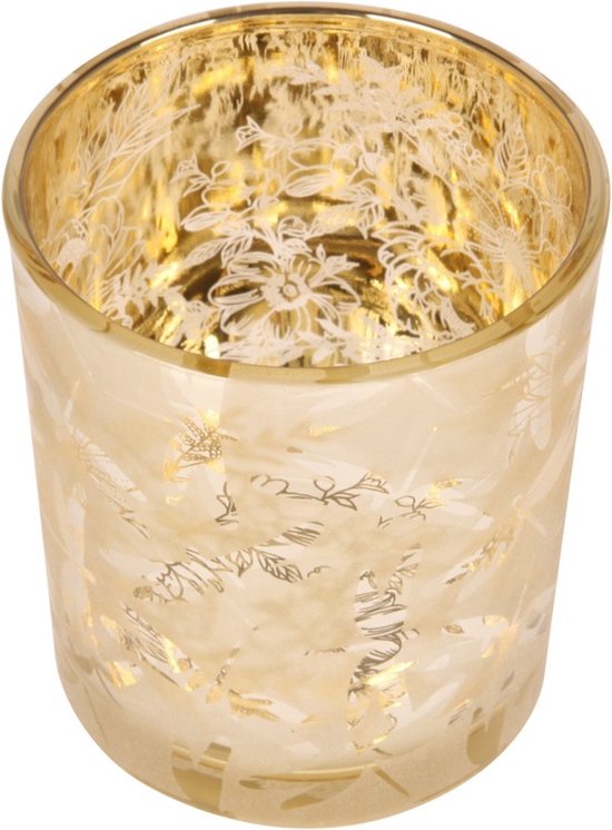 Waxinelichthouder Cheetah Gold | Vase The World | Verkrijgbaar in 2 maten