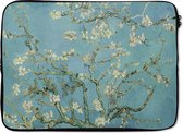 Laptophoes - Bloemen - Van Gogh - Amandelbloesem - Kunst - Oude meesters - Laptop sleeve - Laptop cover - Laptop - 14 Inch - Laptophoes print