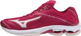 Mizuno Wave Lightning Z6 Dames - Sportschoenen - Volleybal - Indoor - rood/wit
