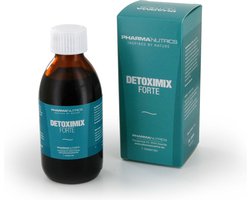 DETOXIMIX FORTE 200 ML Pharmanutrics - Intensieve Detoxkuur - Curcuma Longa - Bupleurum - Mariadistel- Munt/Natuurlijke Detoxkuur