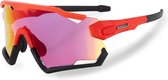 Rogelli Switch Sportbril - Fietsbril - Unisex - Rood, Zwart - Maat ONE SIZE