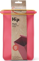 HIP Pack Medium - Herbruikbare Lunchzak - Siliconen/Polypropyleen - Roze