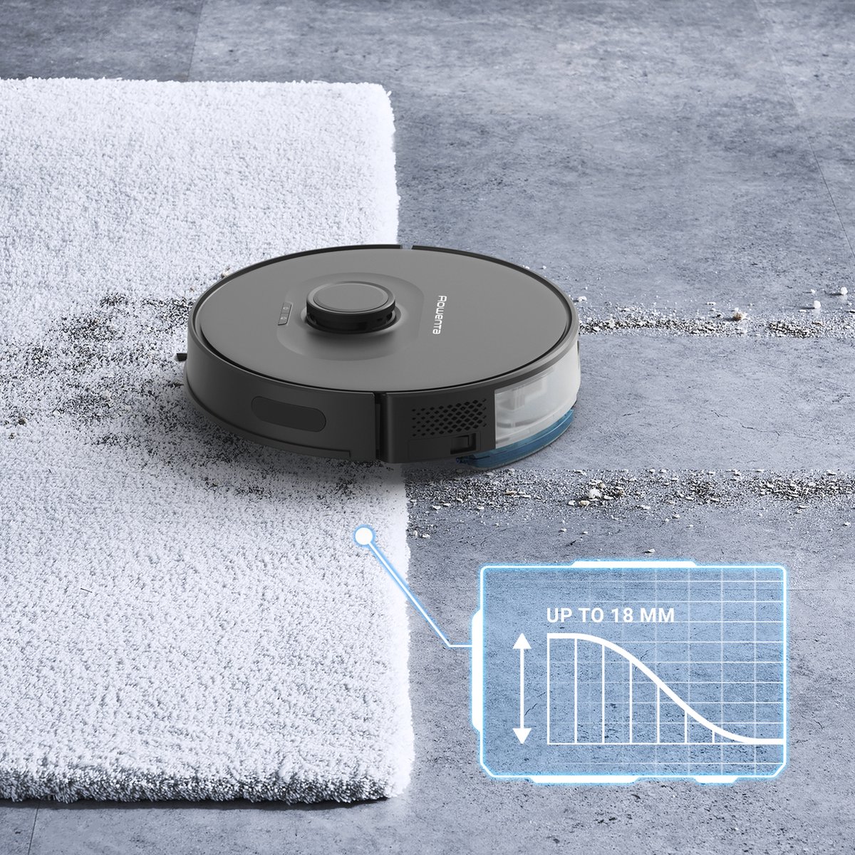 Rowenta X-Plorer Serie 75S+ RR8585 - Robotstofzuiger met dweilfunctie - Automatisch leegstation - Zwart — afbeelding 7