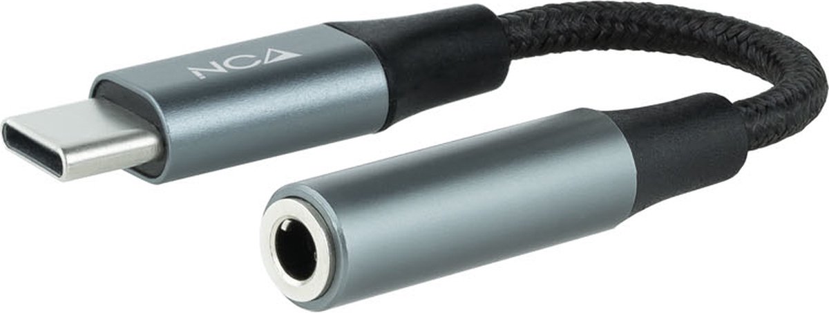 Adapter USB C naar Jack 3.5 mm NANOCABLE 10.24.1204 Grijs