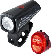 Sigma BUSTER 150 USB LED Fiets Verlichtingset - 150 Lumen + Nugget II achterlicht - Oplaadbaar