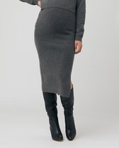 RIPE Gebreide Rok / Zwangerschapsrok Dani  Charcoal MarleXL