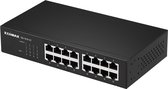Edimax GS-1016 V2 commutateur réseau Géré Gigabit Ethernet (10/100/1000) Noir