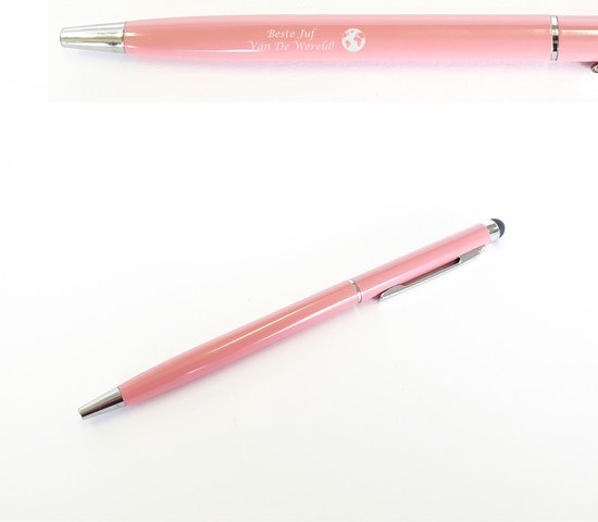 Pen Met Gravering - Beste Juf Van De Wereld
