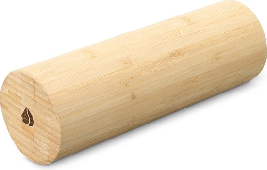 Rouleau De Massage En Liège Navaris - 45x10cm, Fitness Yoga, Hydratation Fascias
