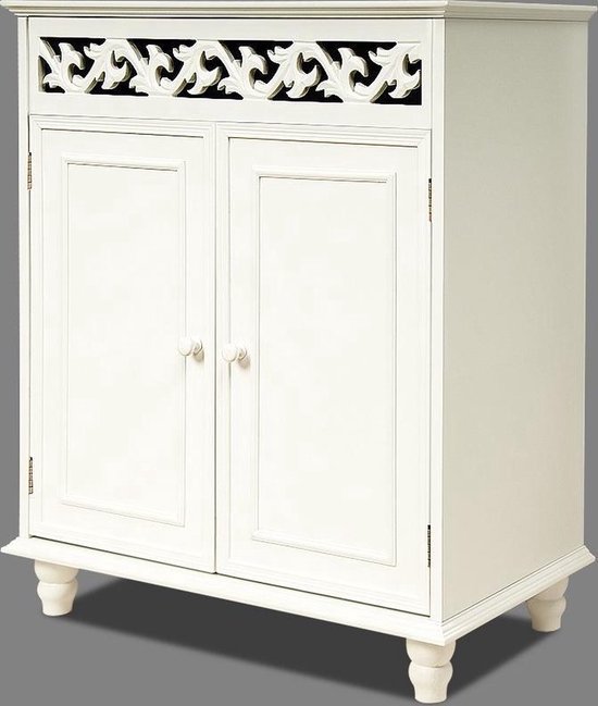 Monzana Commode -armoire en blanc