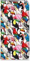 Telefoon Hoesje OnePlus Nord 2T Bookcover Case Birds