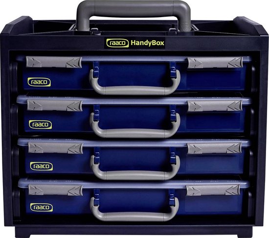 Raaco Handybox - Met 4 Assortimentsdozen - Incl. inzetbakjes - 136242 |  bol.com
