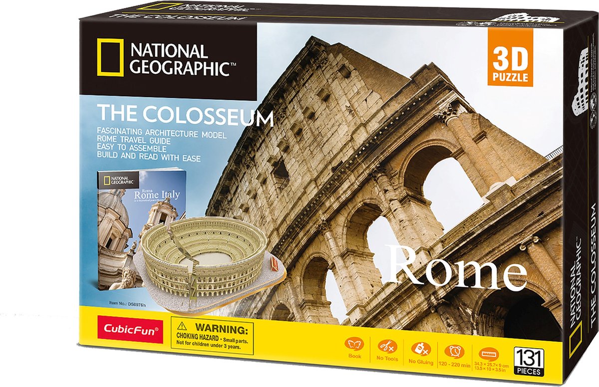 3D Puzzel - The Colosseum (131 stukjes)