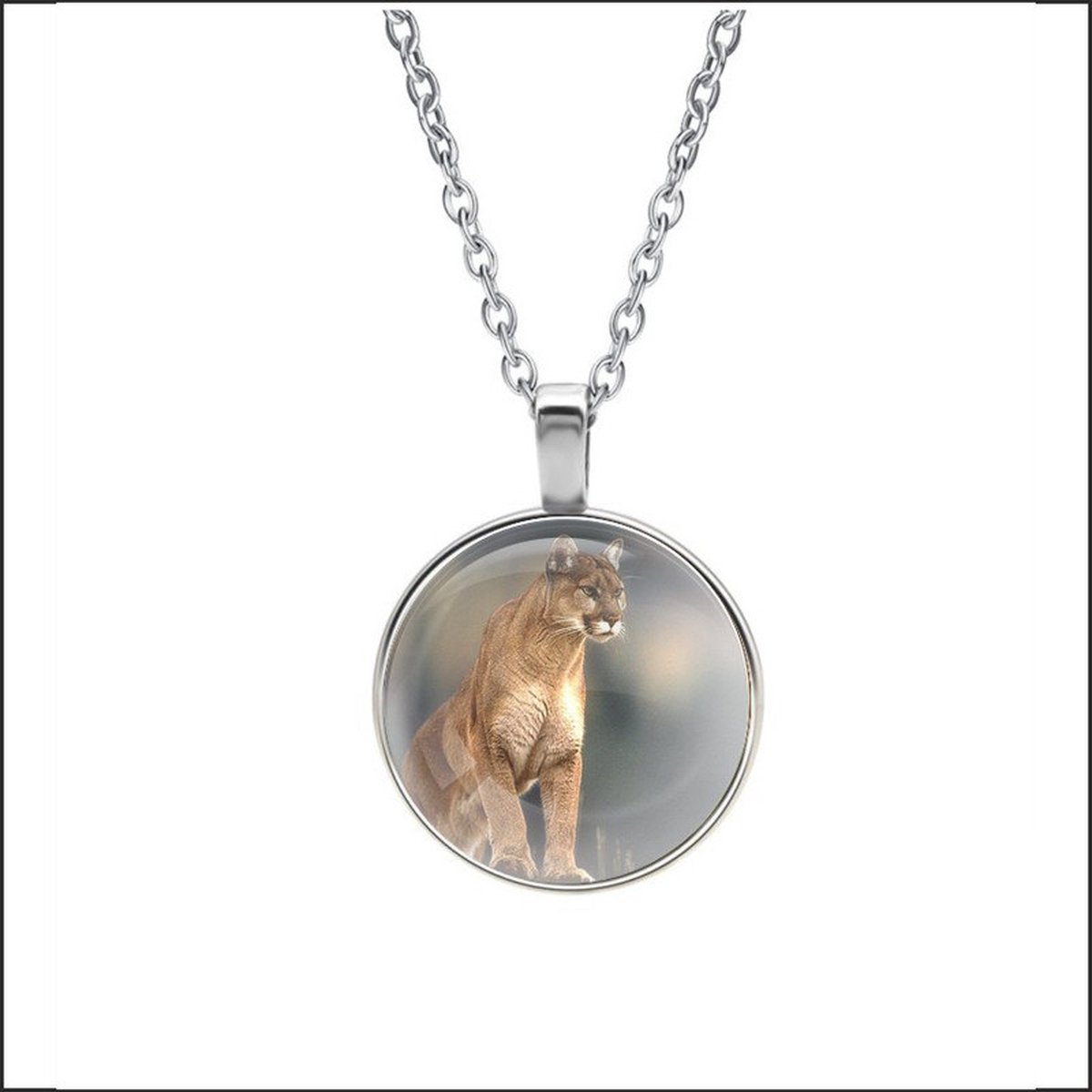 Ketting Glas - Cheetah