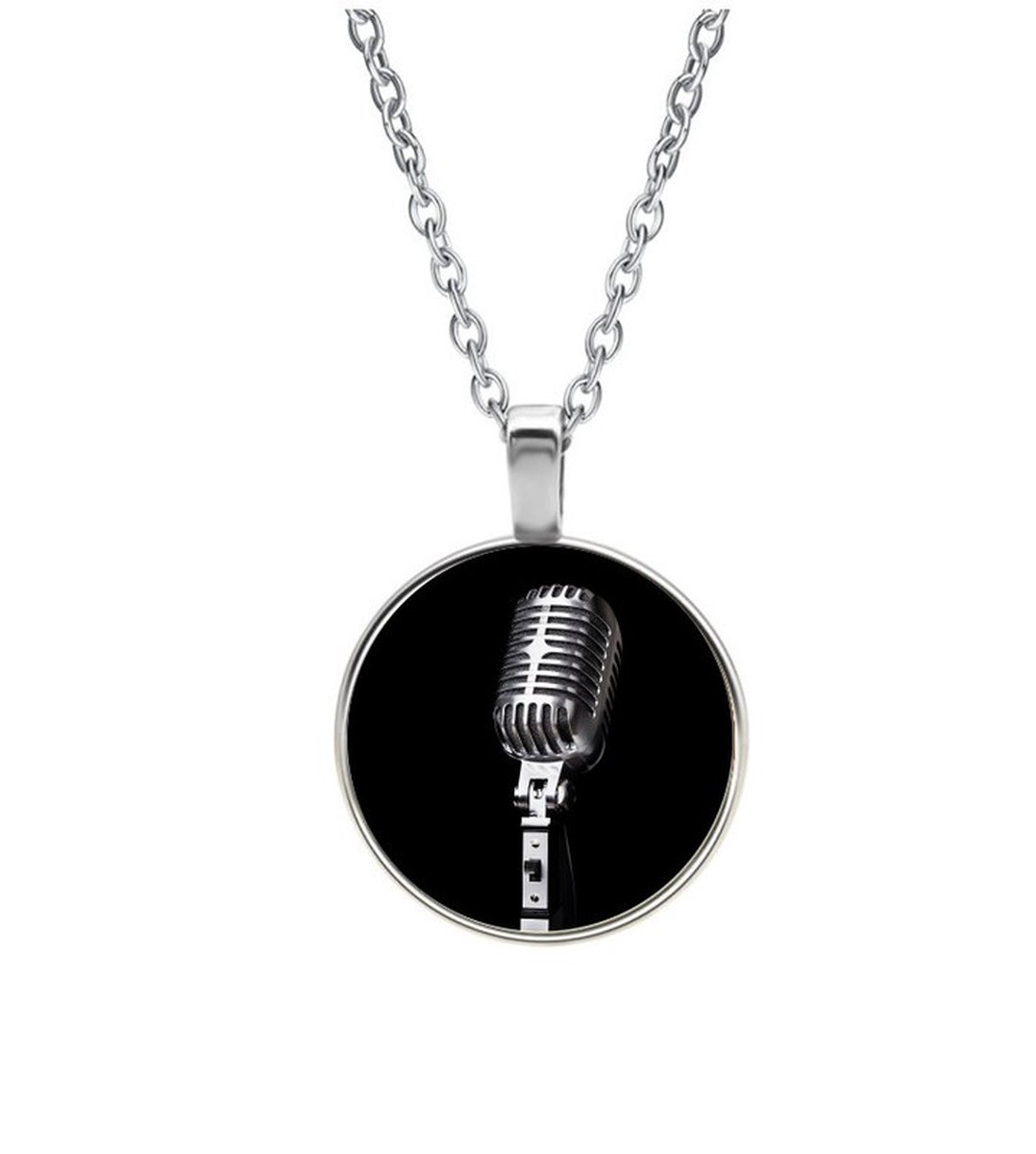 Ketting Glas - Microfoon
