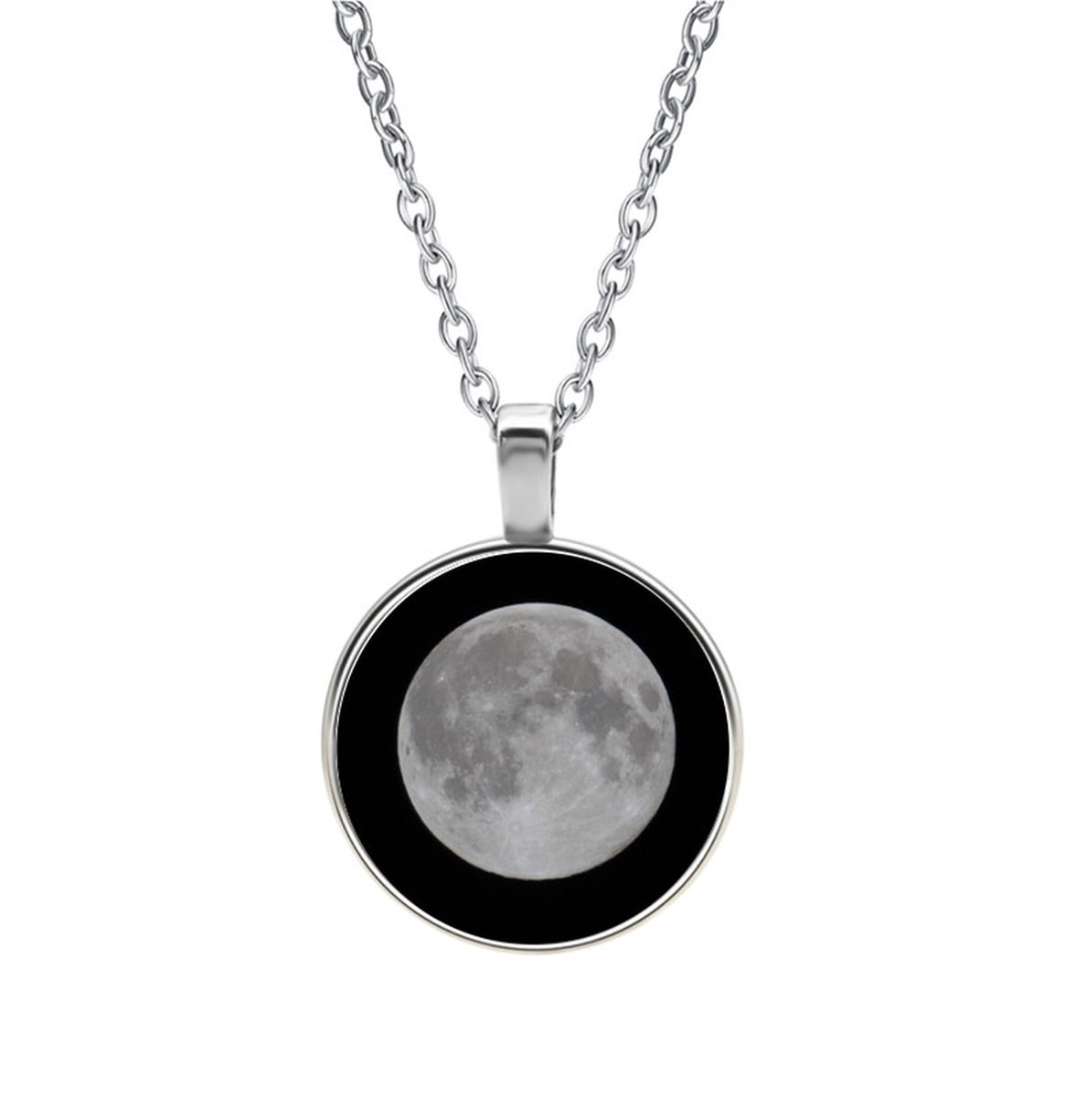 Ketting Glas - Maan