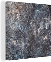 Canvas Schilderij Industrieel - Beton - Oud - 90x90 cm - Wanddecoratie