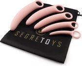 Segretoys Dildo set – Vaginale dildo dilator – 5 maten dildo – Siliconen Vaginisme pelottes set vagina
