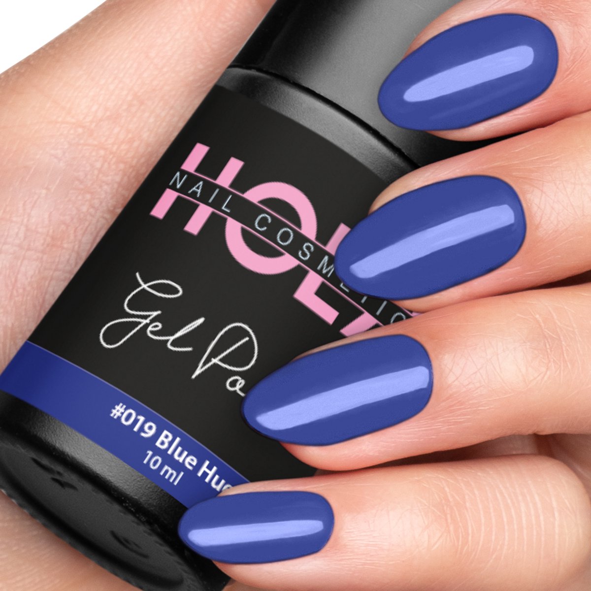 Hola Nail Cosmetica Gelpolish #019 Blue Hue (10ml)
