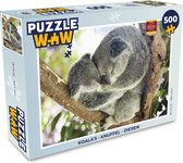 Puzzel Koala's - Knuffel - Dieren - Kids - Jongens - Meiden - Legpuzzel - Puzzel 500 stukjes
