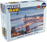 Puzzel Boedapest - Kettingbrug - Skyline - Legpuzzel - Puzzel 1000 stukjes volwassenen