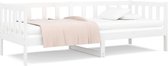 vidaXL Canapé-lit 80x200 cm Bois de pin massif Blanc