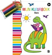 Kleurboek met kleurpotloodjes 1 - Dinosaurussen
