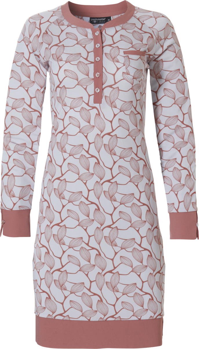 Pastunette Deluxe Dames Nachthemd Impression - Modalmix grijs